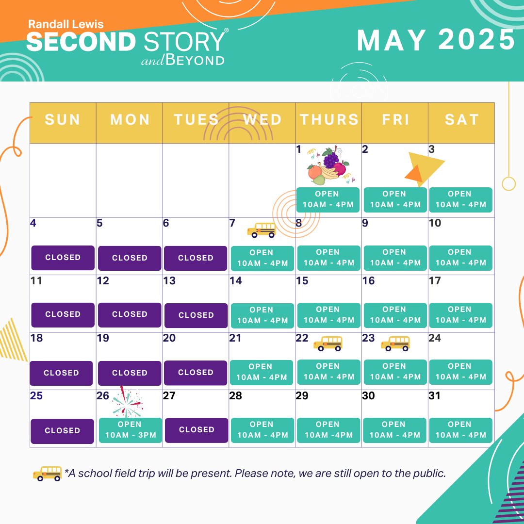 May Calendar Hours of Operation